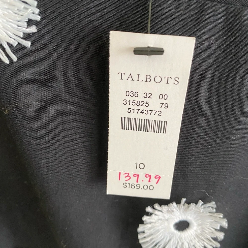 NWT Talbots Black sleeveless dress - Picture 2 of 4